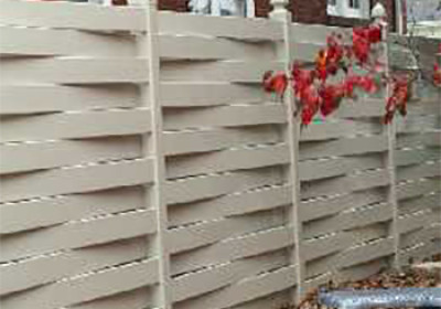 aluminum fence weave